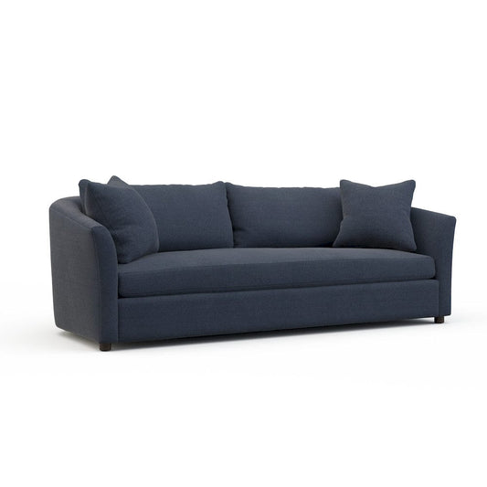 Lillian August - Crescent Sofa in Cristo-Blue - U148-S1-Cristo-Blue view 1