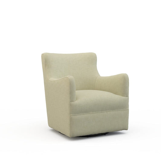 Lillian August - Dalia Swivel Chair in Crystal-Natural - U165-C3-Crystal-Natural view 1
