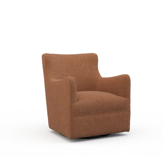 Lillian August - Dalia Swivel Chair in Crystal-Orange - U165-C3-Crystal-Orange view 1