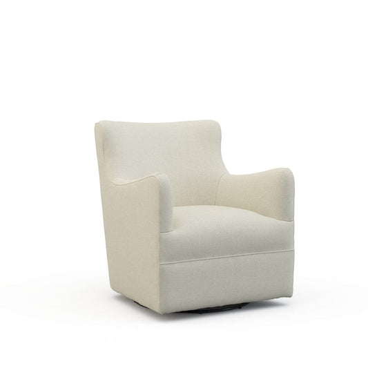 Lillian August - Dalia Swivel Chair in Rayburn-Oatmeal - U165-C3-Rayburn-Oatmeal view 1