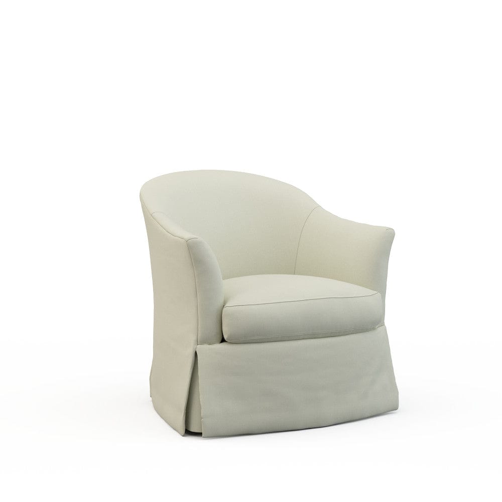 Lillian August - Daphne Chair in Heather-White - LA3148C-Heather-White view 1