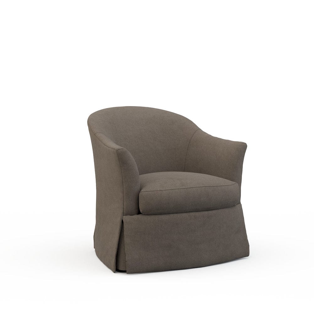 Lillian August - Daphne Chair in Limestone-Charcoal - LA3148C-Limestone-Charcoal view 1