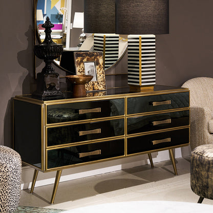 Lillian August - Dean Smoked Mirror Dresser - LA26532 view 3