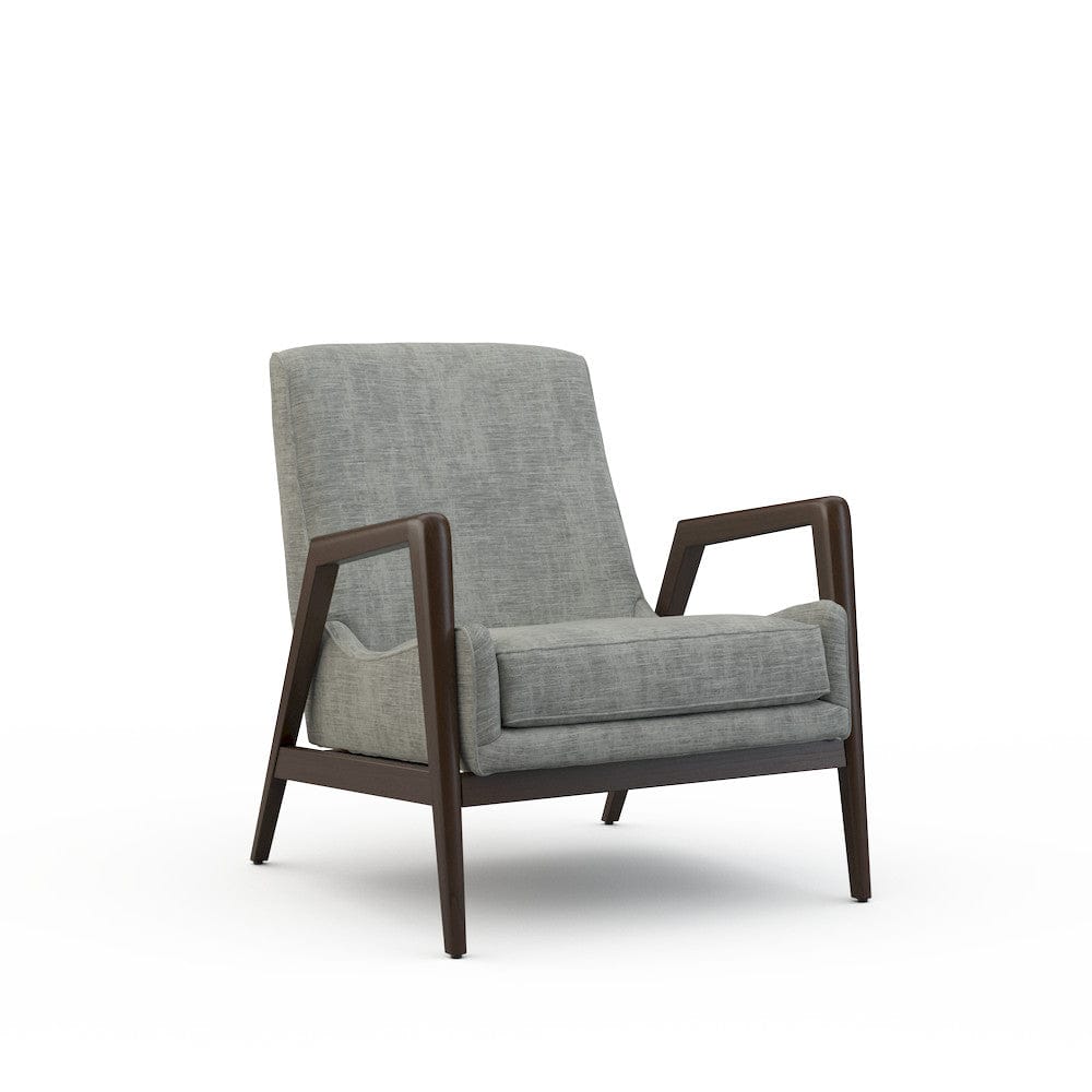 Lillian August - Dorian Chair in Castine-Grey - U117-C1-Castine-Grey view 1