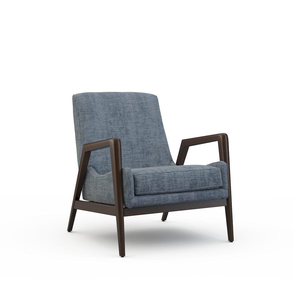 Lillian August - Dorian Chair in Castine-Slate - U117-C1-Castine-Slate view 1