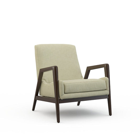 Lillian August - Dorian Chair in Crystal-Natural - U117-C1-Crystal-Natural view 1