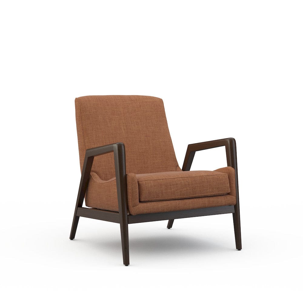 Lillian August - Dorian Chair in Crystal-Orange - U117-C1-Crystal-Orange view 1
