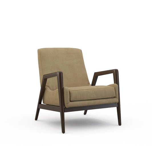 Lillian August - Dorian Chair in Limestone-Bronze - U117-C1-Limestone-Bronze view 1