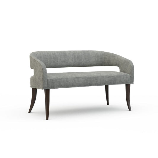 Lillian August - Dustin Bench in Castine-Grey - U173-B1-Castine-Grey view 1