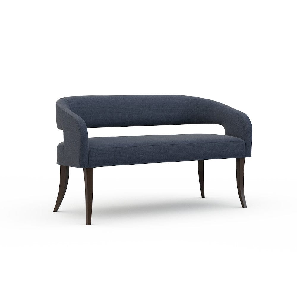 Lillian August - Dustin Bench in Cristo-Blue - U173-B1-Cristo-Blue view 1