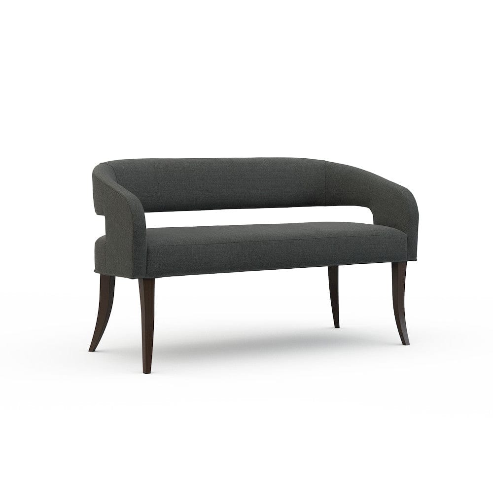 Lillian August - Dustin Bench in Cristo-Charcoal - U173-B1-Cristo-Charcoal view 1