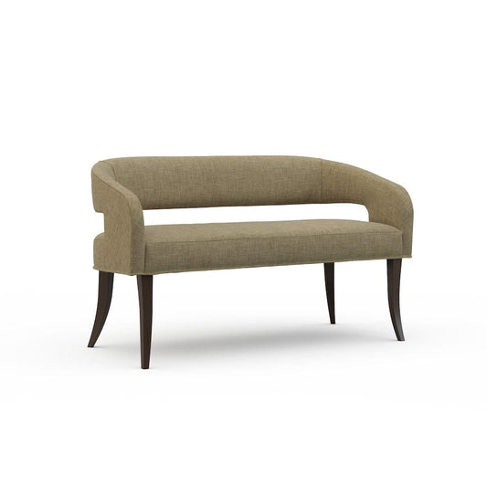 Lillian August - Dustin Bench in Crystal-Camel - U173-B1-Crystal-Camel view 1