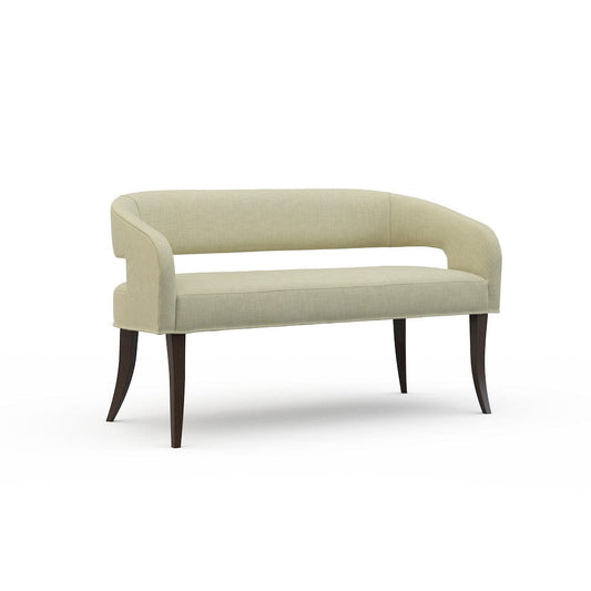 Lillian August - Dustin Bench in Crystal-Natural - U173-B1-Crystal-Natural view 1