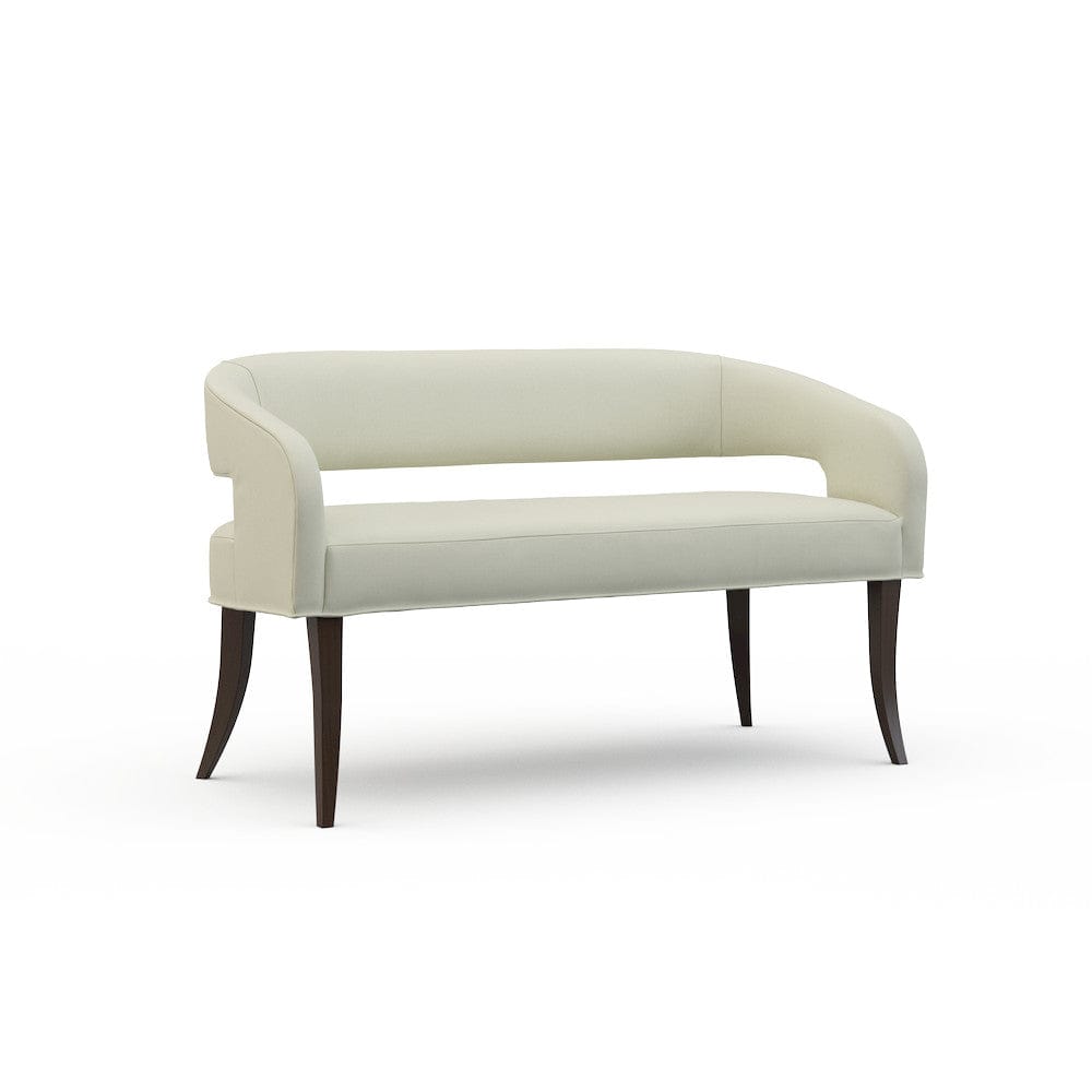 Lillian August - Dustin Bench in Heather-White - U173-B1-Heather-White view 1