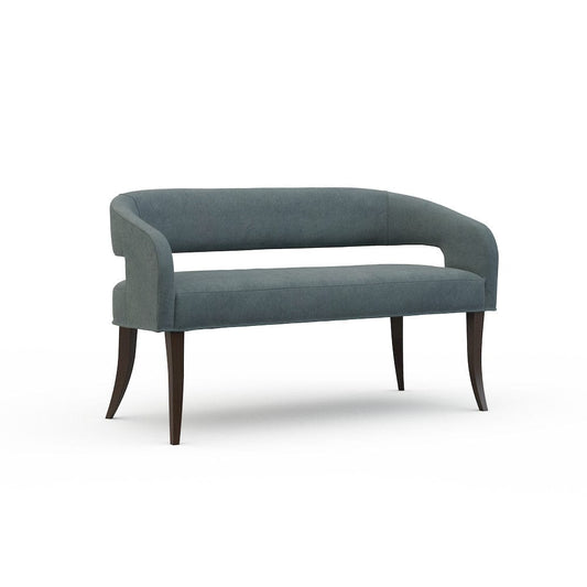 Lillian August - Dustin Bench in Limestone-Blue - U173-B1-Limestone-Blue view 1