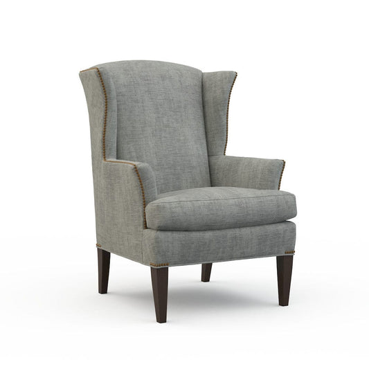 Lillian August - Edwardian Chair in Castine-Grey - LA4116C-Castine-Grey view 1