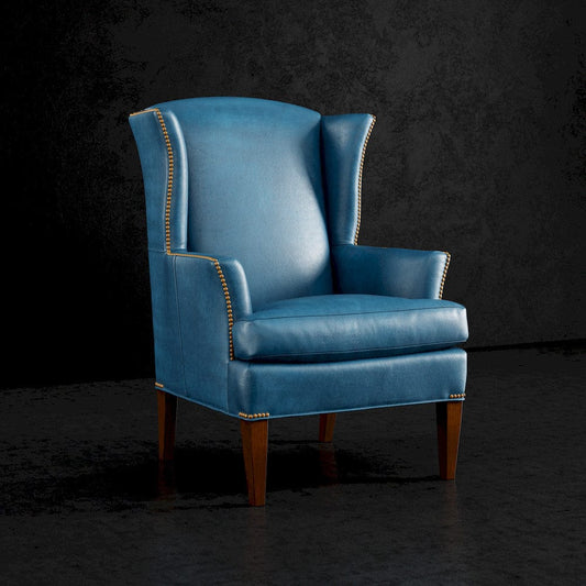 Lillian August - Edwardian Chair in Gourmet-Nile-Black - LL4116C-Gourmet-Nile-Black view 1