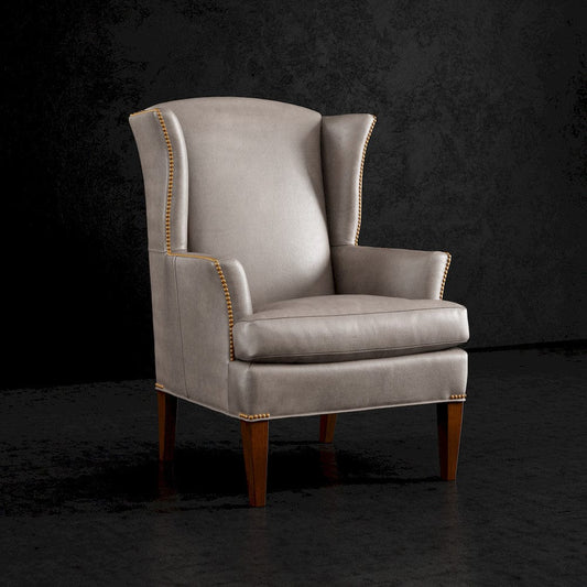 Lillian August - Edwardian Chair in Gourmet-Stone-Black - LL4116C-Gourmet-Stone-Black view 1