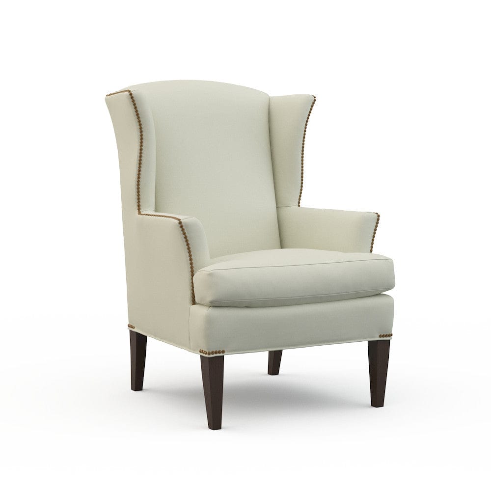 Lillian August - Edwardian Chair in Heather-White - LA4116C-Heather-White view 1
