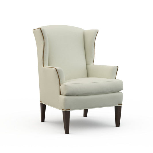 Lillian August - Edwardian Chair in Heather-White - LA4116C-Heather-White view 1