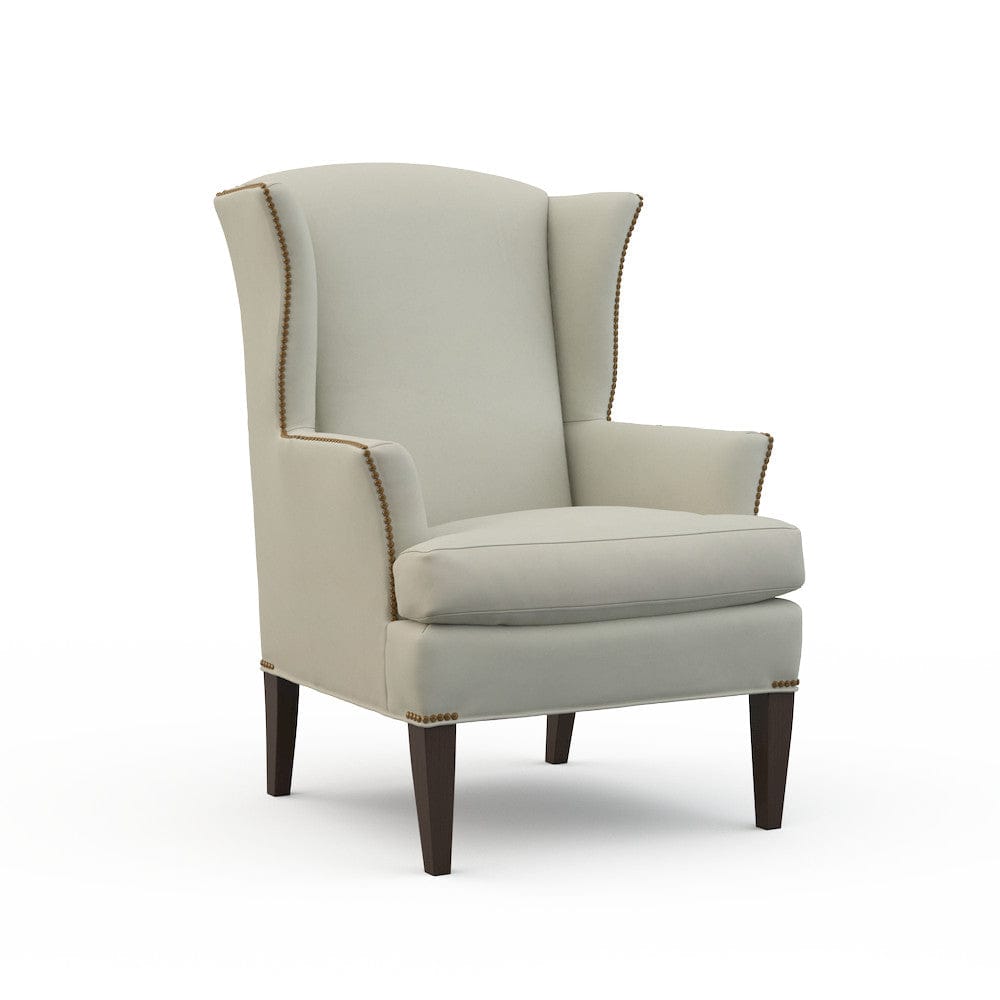 Lillian August - Edwardian Chair in Limestone-Gray - LA4116C-Limestone-Gray view 1