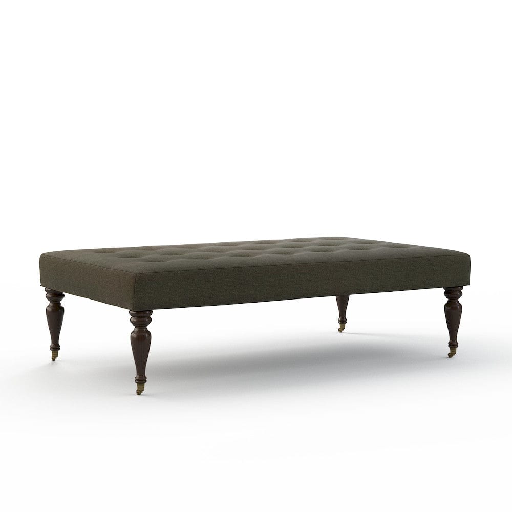 Lillian August - Fredric Ottoman in Cristo-Brown - LA8131B-Cristo-Brown view 1