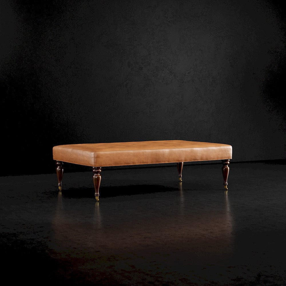 Lillian August - Fredric Ottoman in Gourmet-Cane-Black - LL8131B-Gourmet-Cane-Black view 1