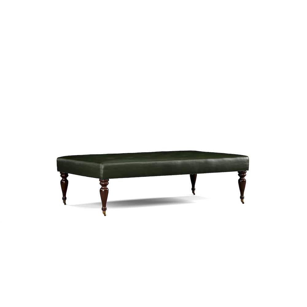Lillian August - Fredric Ottoman in Gourmet-Pine-White - LL8131B-Gourmet-Pine-White view 1