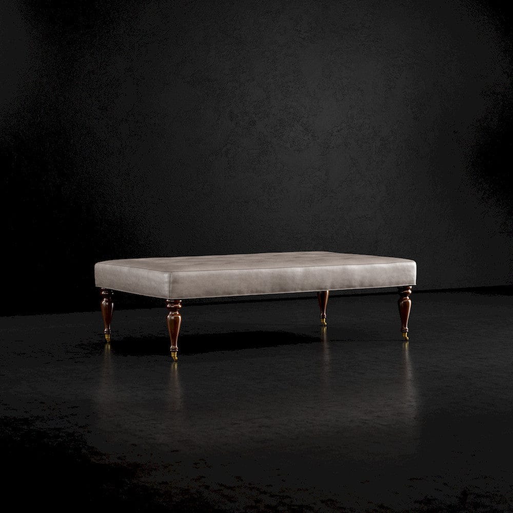 Lillian August - Fredric Ottoman in Gourmet-Stone-Black - LL8131B-Gourmet-Stone-Black view 1