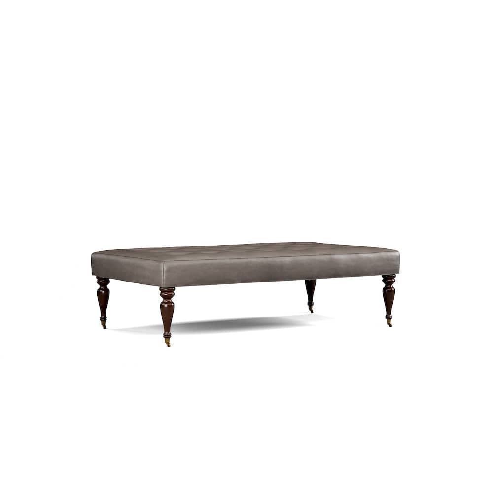 Lillian August - Fredric Ottoman in Gourmet-Stone-White - LL8131B-Gourmet-Stone-White view 1
