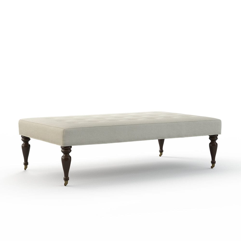 Lillian August - Fredric Ottoman in Rayburn-Oatmeal - LA8131B-Rayburn-Oatmeal view 1