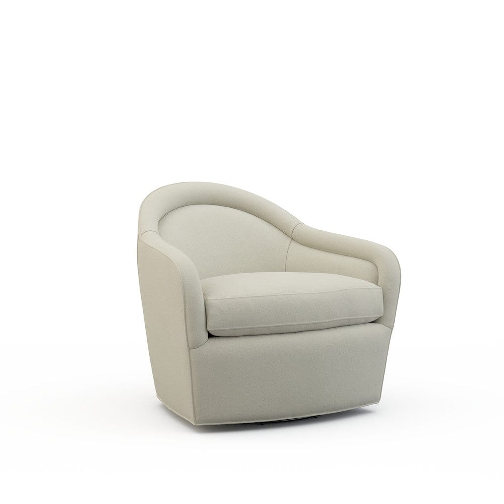 Lillian August - Gracie Swivel Chair in Limestone-Gray - U157-C3-Limestone-Gray view 1
