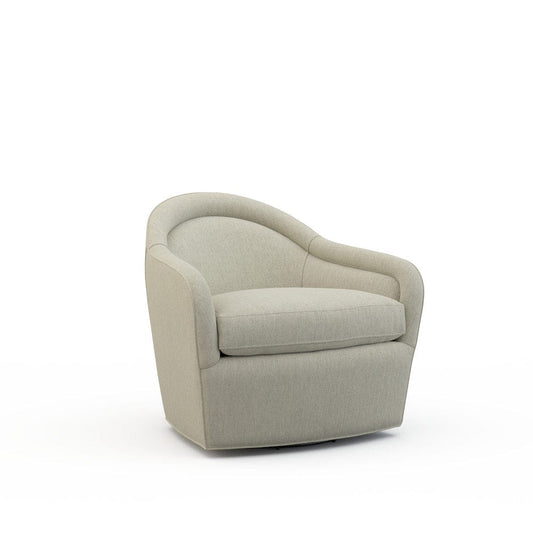 Lillian August - Gracie Swivel Chair in Nomad-Natural - U157-C3-Nomad-Natural view 1