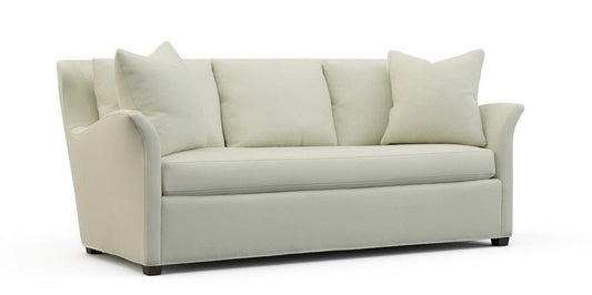Lillian August - Heron Mid Sofa in Heather-White - LA7133M-Heather-White view 1