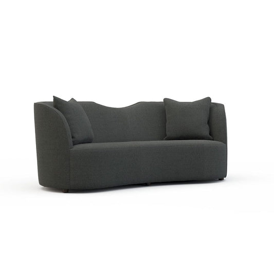 Lillian August - Hollywood Mid Sofa in Cristo-Charcoal - U144-S1-Cristo-Charcoal view 1