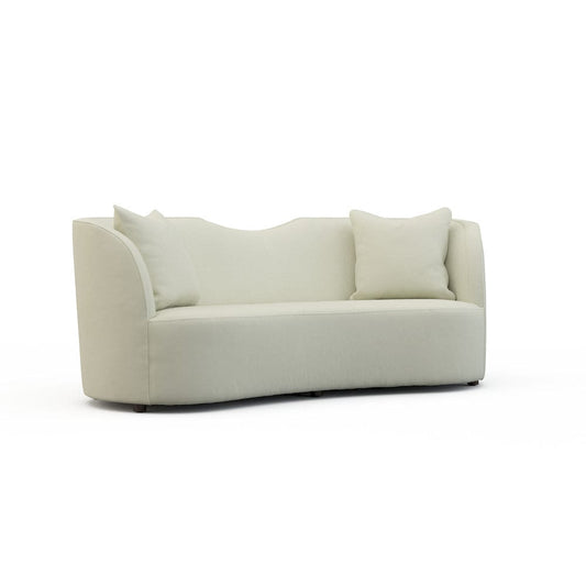 Lillian August - Hollywood Mid Sofa in Heather-White - U144-S1-Heather-White view 1