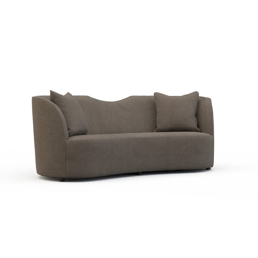 Lillian August - Hollywood Mid Sofa in Limestone-Charcoal - U144-S1-Limestone-Charcoal view 1
