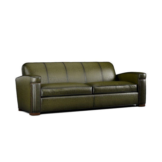 Lillian August - Jacques Sofa in Sauvage-Olive-White - LL4119S-Sauvage-Olive-White view 1