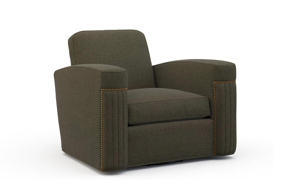 Lillian August - Jacques Swivel  Chair in Cristo-Brown - LA4119C-Cristo-Brown view 1