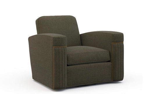 Lillian August - Jacques Swivel  Chair in Cristo-Brown - LA4119C-Cristo-Brown view 1