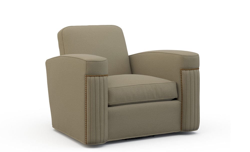 Lillian August - Jacques Swivel  Chair in Cristo-Camel - LA4119C-Cristo-Camel view 1