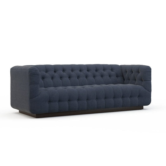 Lillian August - Jagger Sofa in Cristo-Blue - LA9104S-Cristo-Blue view 1