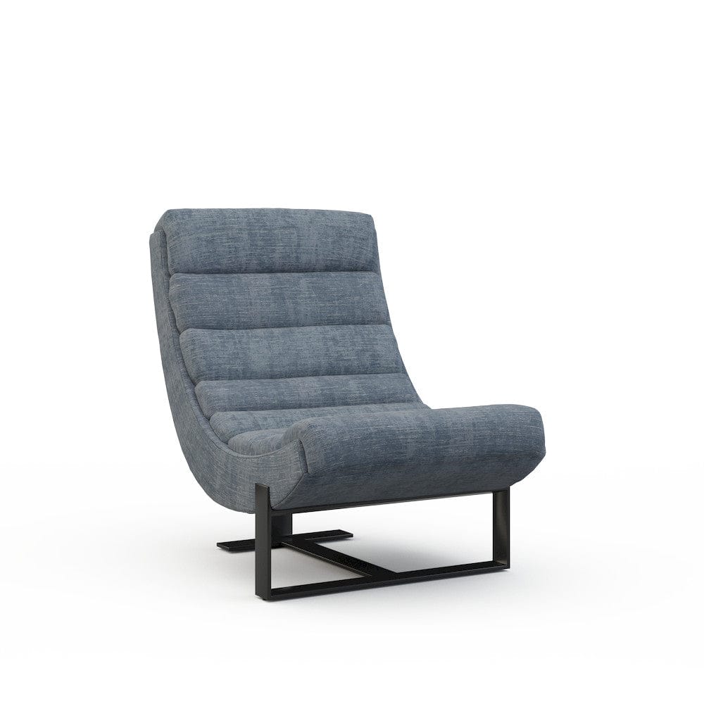 Lillian August - Jarne Chair in Castine-Slate - U121-C1-Castine-Slate view 1