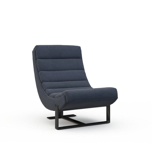 Lillian August - Jarne Chair in Cristo-Blue - U121-C1-Cristo-Blue view 1