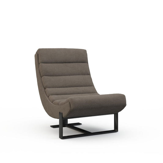 Lillian August - Jarne Chair in Limestone-Charcoal - U121-C1-Limestone-Charcoal view 1