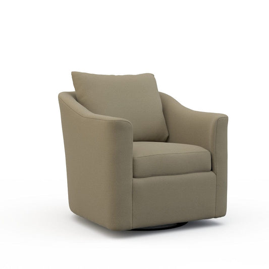 Lillian August - Kira Swivel Chair in Cristo-Camel - LA7221C-Cristo-Camel view 1