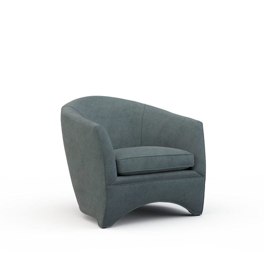 Lillian August - Leo Chair in Limestone-Blue - LA3146C-Limestone-Blue view 1