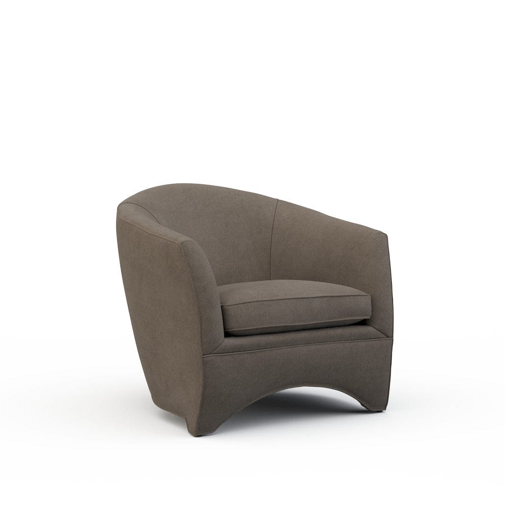 Lillian August - Leo Chair in Limestone-Charcoal - LA3146C-Limestone-Charcoal view 1