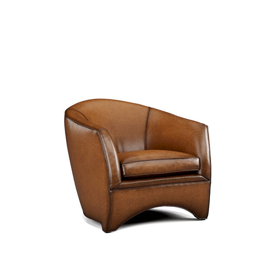 Lillian August - Leo Chair in Sauvage-Bark-White - LL3146C-Sauvage-Bark-White view 1