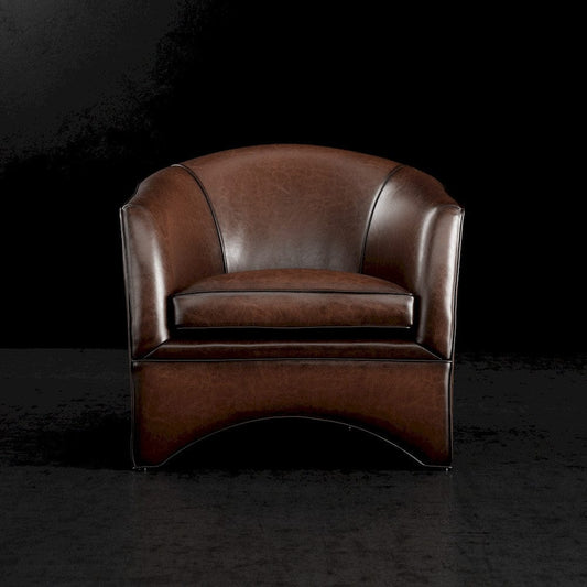 Lillian August - Leo Chair in Sauvage-Pecan-Black - LL3146C-Sauvage-Pecan-Black view 1